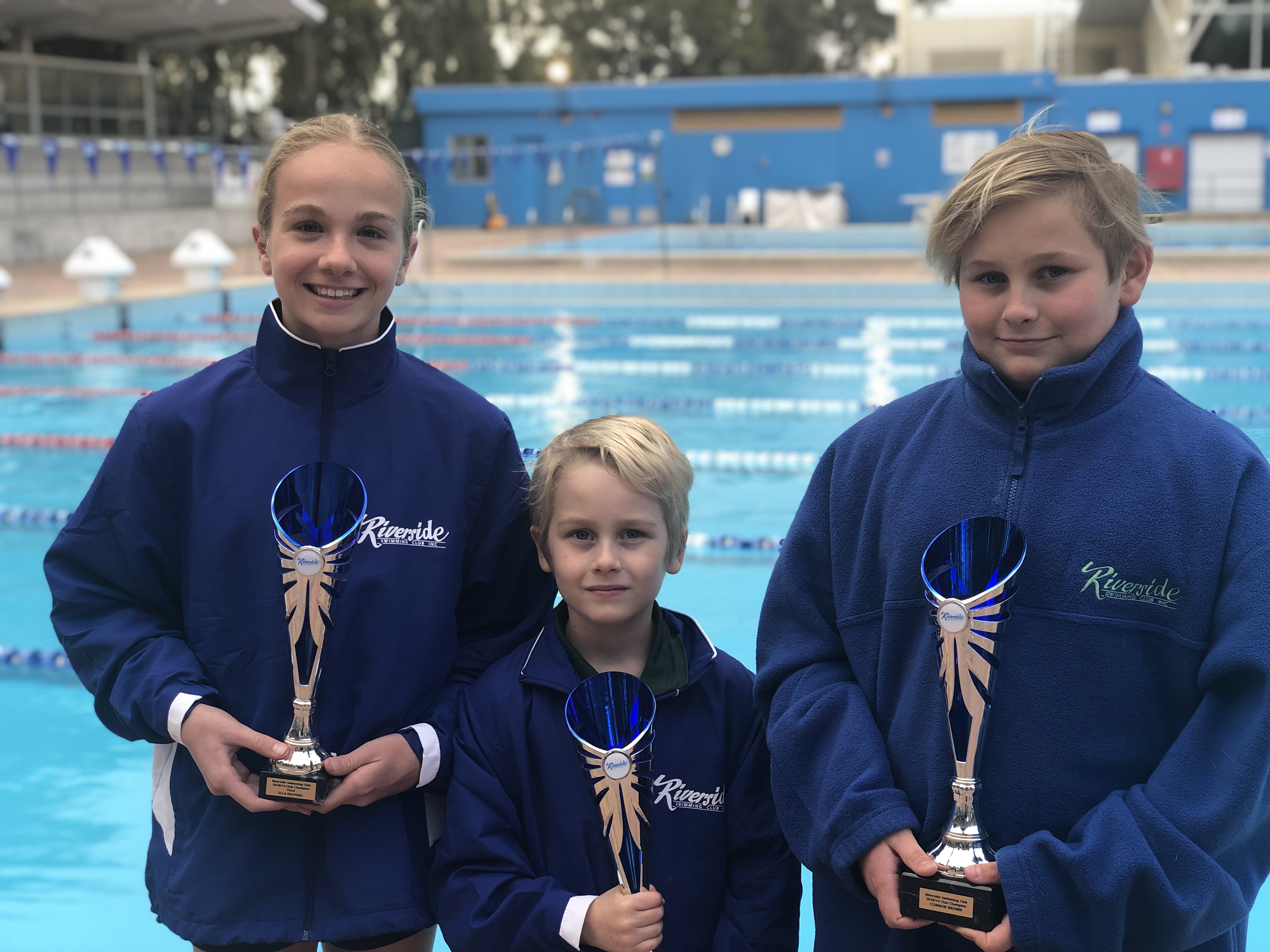 Riverside Club Champions 2019 - Ella, Lucas & Connor Riverside Club Champions 2019 - Ella, Lucas & Connor